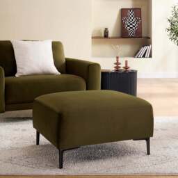 DUSK Malibu Pouffe - Rich Green - thumbnail 1