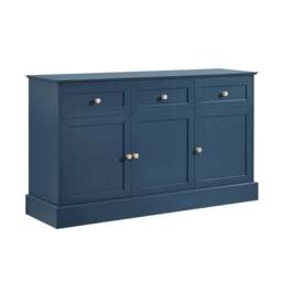 DUSK Ruby 3 Door Sideboard with Drawers - Teal - thumbnail 5