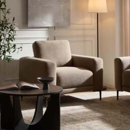 DUSK Malibu Armchair - Chenille Mushroom