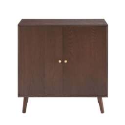 DUSK Heidi Oak 2 Door Sideboard - Walnut - thumbnail 3
