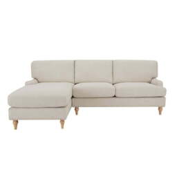 DUSK Hampshire Left Hand Chaise Sofa - Beige - thumbnail 5