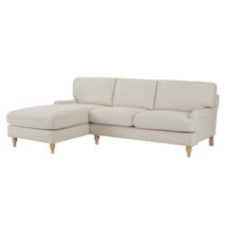 DUSK Hampshire Left Hand Chaise Sofa - Beige - thumbnail 3