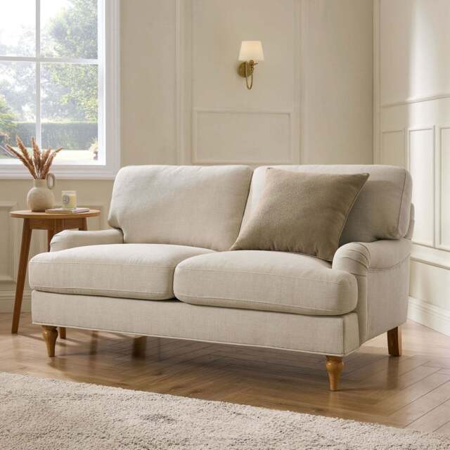 DUSK Hampshire 2 Seater Sofa - Beige - image 1