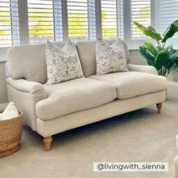 DUSK Hampshire 2 Seater Sofa - Beige - thumbnail 6