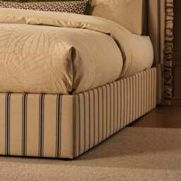 DUSK Riva Ottoman Storage Bed - Blue Stripe - Small Double - thumbnail 9