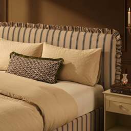 DUSK Riva Ottoman Storage Bed - Blue Stripe - Small Double - thumbnail 8