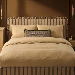 DUSK Riva Ottoman Storage Bed - Blue Stripe - Small Double - thumbnail 6