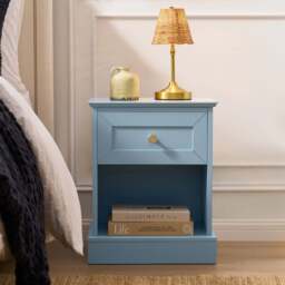 DUSK Ruby 1 Drawer Nightstand - Sky Blue