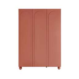 DUSK Rachel Arch Front 3 Door Wardrobe - Terracotta - thumbnail 3