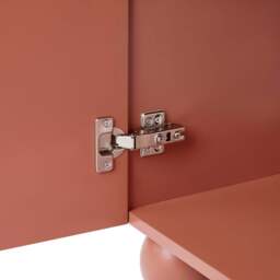 DUSK Rachel Arch Front 3 Door Wardrobe - Terracotta - thumbnail 7