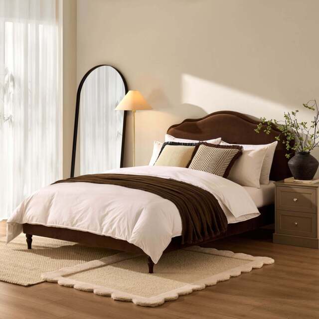 DUSK Wiltshire Bed Frame - Cappuccino - King Size - image 1