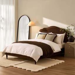DUSK Wiltshire Bed Frame - Cappuccino - King Size