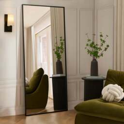DUSK Rectangle Full Length Mirror - Black