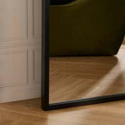 DUSK Rectangle Full Length Mirror - Black - thumbnail 2