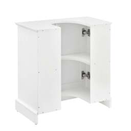 DUSK Ruby Under Sink Bathroom Cabinet - White - thumbnail 8