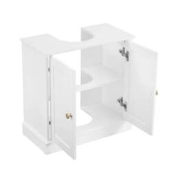 DUSK Ruby Under Sink Bathroom Cabinet - White - thumbnail 7
