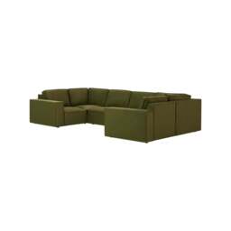 DUSK Brooklyn U-Shape Sofa - Muted Moss - thumbnail 5