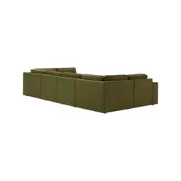 DUSK Brooklyn U-Shape Sofa - Muted Moss - thumbnail 7