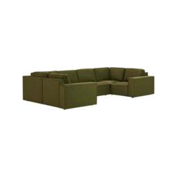 DUSK Brooklyn U-Shape Sofa - Muted Moss - thumbnail 4