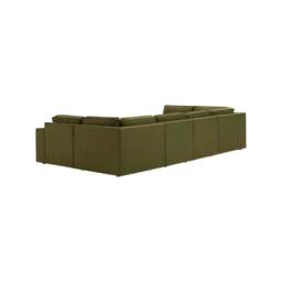 DUSK Brooklyn U-Shape Sofa - Muted Moss - thumbnail 6