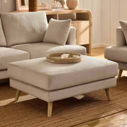 DUSK Sweden Pouffe - Rib Ecru