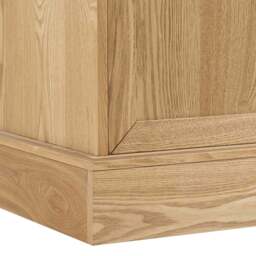 DUSK Ruby 3 Door Storage Unit with Drawers - Light Wood - thumbnail 9