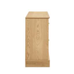 DUSK Ruby 3 Door Storage Unit with Drawers - Light Wood - thumbnail 8