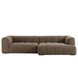 DUSK Manhattan Right Hand Chaise Sofa - Chenille Mushroom - thumbnail 6
