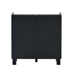 DUSK Avalon 2 Door Sideboard - Black Wood Effect - thumbnail 4