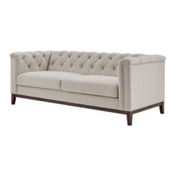 DUSK Chesterfield 3 Seater Sofa - Stone - thumbnail 5