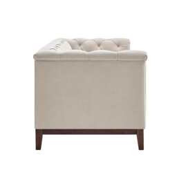 DUSK Chesterfield 3 Seater Sofa - Stone - thumbnail 6