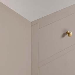 DUSK Poppy 3 Door Sideboard with Drawers - Taupe - thumbnail 7