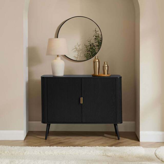 DUSK Hattie 2 Door Storage Unit - Black - image 1