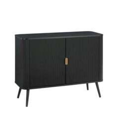 DUSK Hattie 2 Door Storage Unit - Black - thumbnail 2