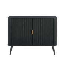 DUSK Hattie 2 Door Storage Unit - Black - thumbnail 4