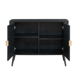 DUSK Hattie 2 Door Storage Unit - Black - thumbnail 5