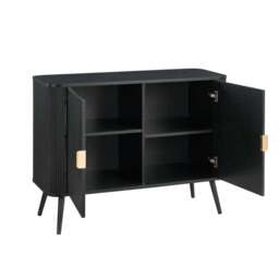 DUSK Hattie 2 Door Storage Unit - Black - thumbnail 3