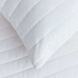 DUSK Pair of Luxury Quilted 100% Cotton Pillow Protectors - thumbnail 2