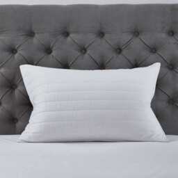 DUSK Pair of Luxury Quilted 100% Cotton Pillow Protectors - thumbnail 3