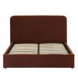 DUSK Ascot Ottoman Storage Bed - Terracotta - Double - thumbnail 9