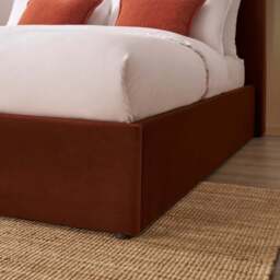 DUSK Ascot Ottoman Storage Bed - Terracotta - Double - thumbnail 8