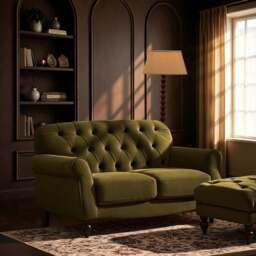 DUSK Hebden 2 Seater Sofa - Muted Moss - thumbnail 2