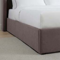 DUSK Madison Ottoman Storage Bed - Taupe - Double - thumbnail 5