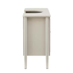 DUSK Posy Under Sink Bathroom Cabinet - Light Taupe - thumbnail 4