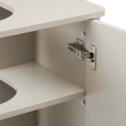 DUSK Posy Under Sink Bathroom Cabinet - Light Taupe - thumbnail 9
