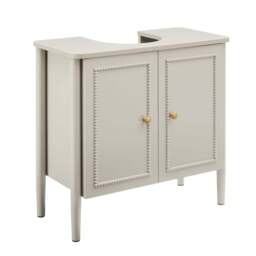 DUSK Posy Under Sink Bathroom Cabinet - Light Taupe - thumbnail 6