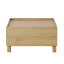 DUSK Avalon Extendable/Storage Coffee Table - Light Oak Effect - thumbnail 3
