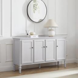 DUSK Ruby 4 Door Sideboard - Washed Stone