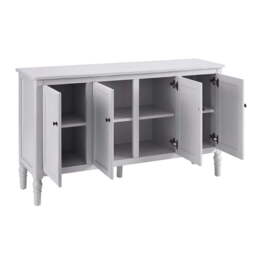 DUSK Ruby 4 Door Sideboard - Washed Stone - thumbnail 5