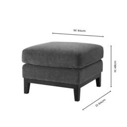 DUSK Chesterfield Pouffe - Cedar Earth - thumbnail 7
